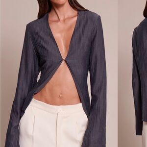 Chic Black Long Sleeve Top